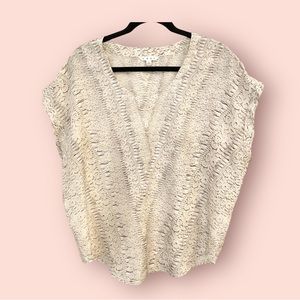 #736 - Cabi Artsy Lace Top - Women’s 100% Silk Snakeskin print Blouse